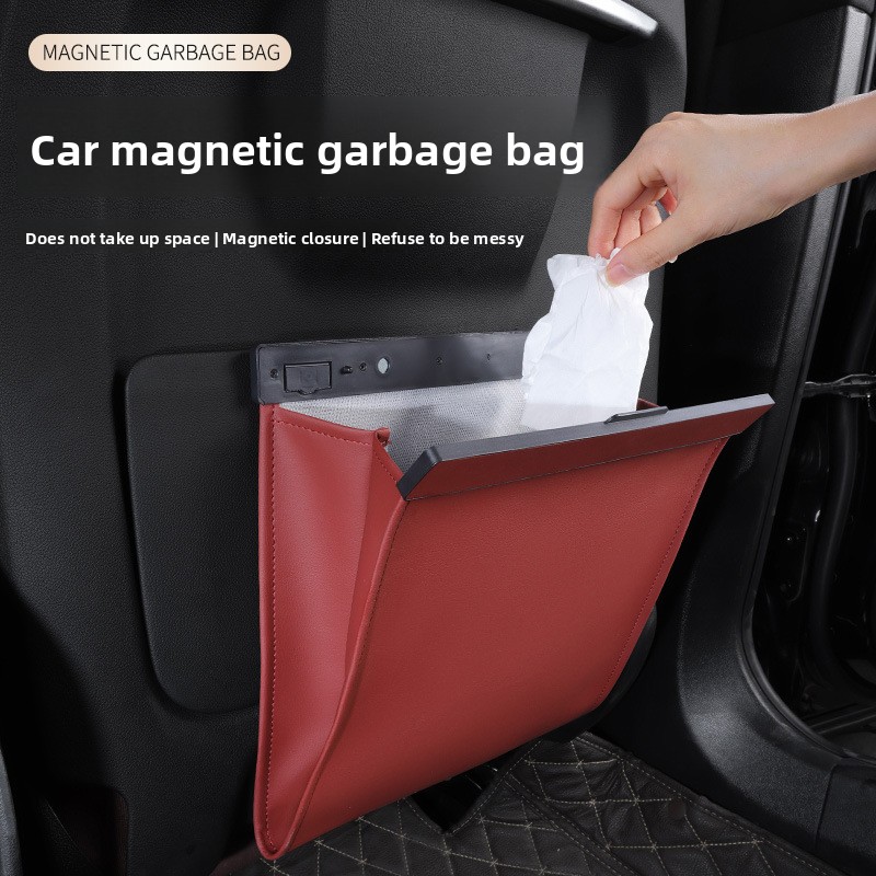 1pcs Car Leather Garbage Bags, - đánh giá và giá Leather Cleaner Interior